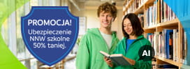 Promocja Ubezpieczenie NNW szkolne 50% taniej 